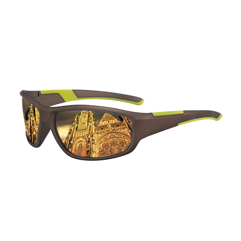 Wholesale New men's sports glasses riding polarized sunglasses driving sunglasses European and American driving glasses